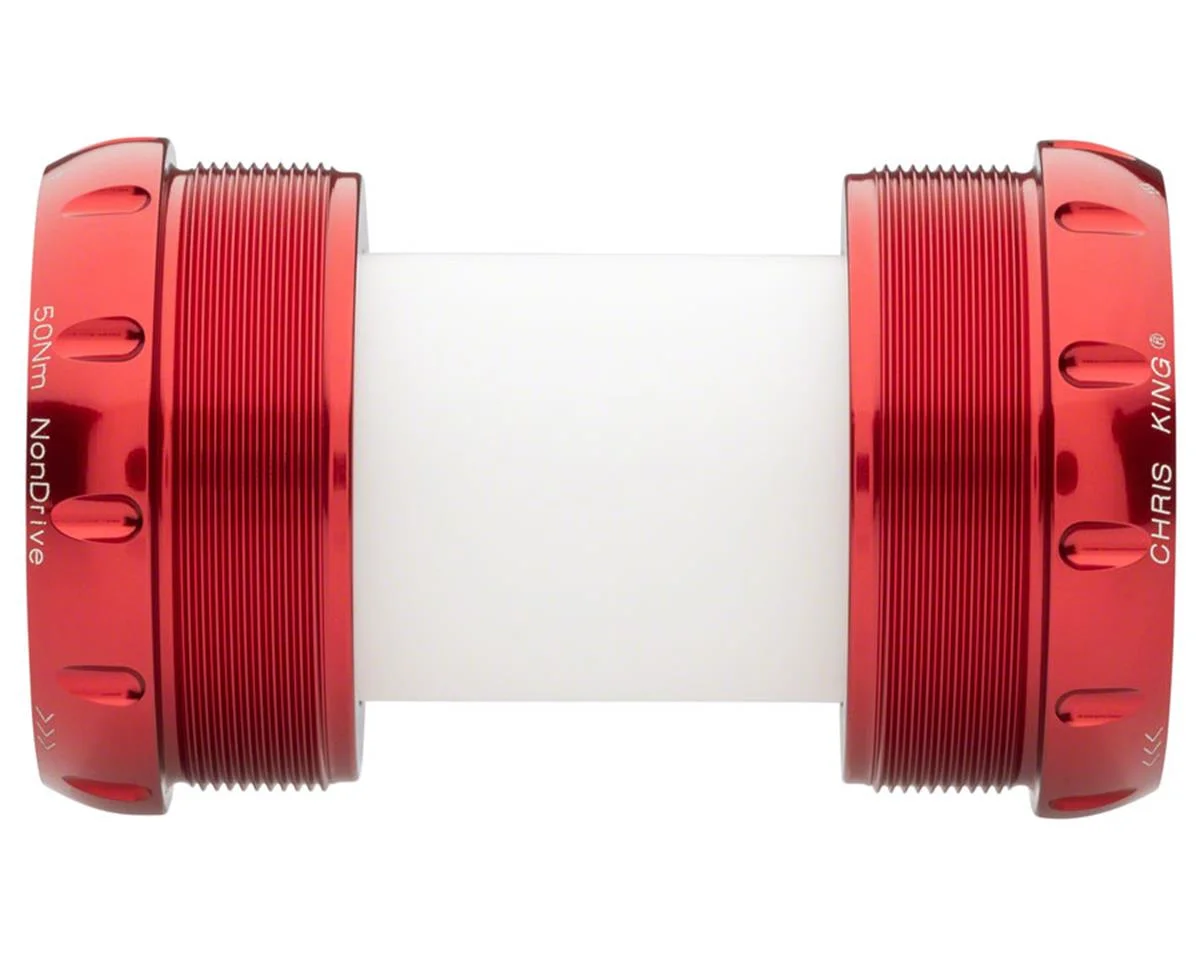 Chris King ThreadFit T47 30x Bottom Bracket w/Fit Kit 1 (Red) (T47 External) (For SRAM DUB)